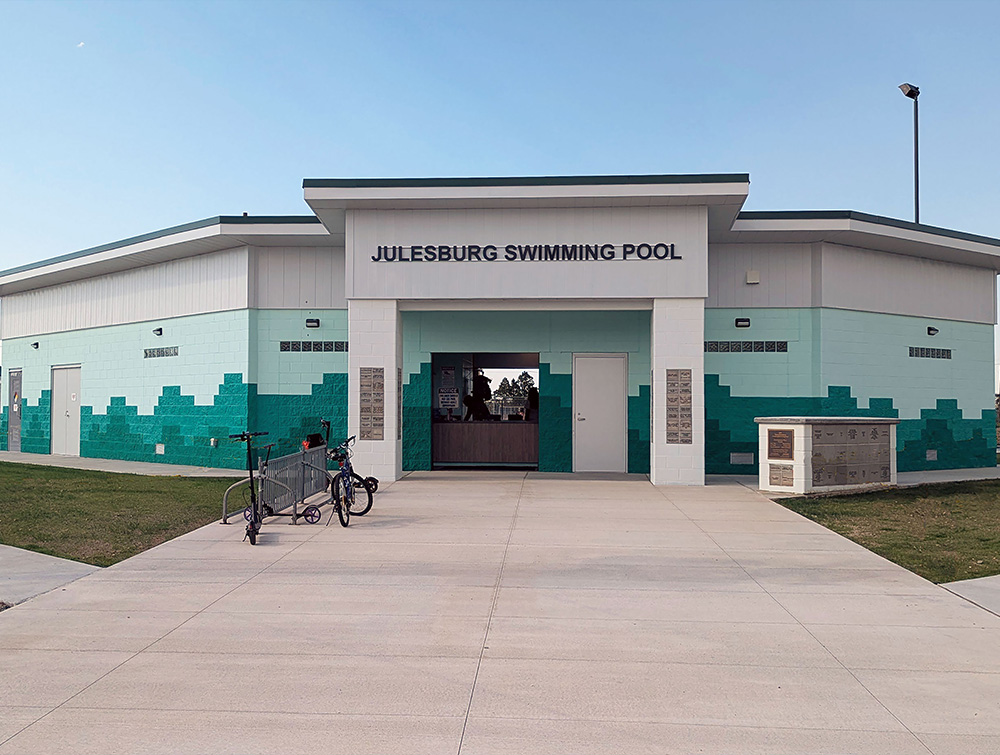 Julesburg Municipal Swimming Pool & Bathhouse Facility completed project