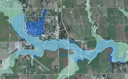 Inundation Flood Map